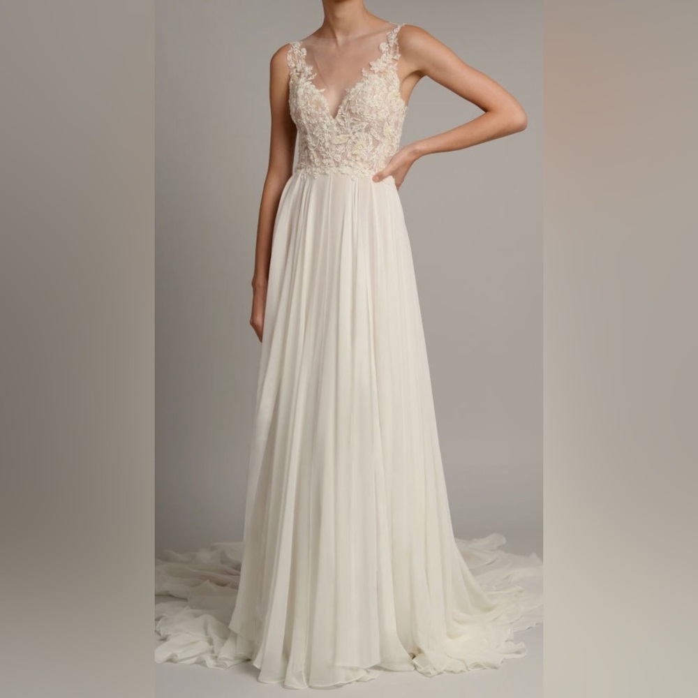 Jenny Yoo Nadra Wedding Dress Ivory Size 10